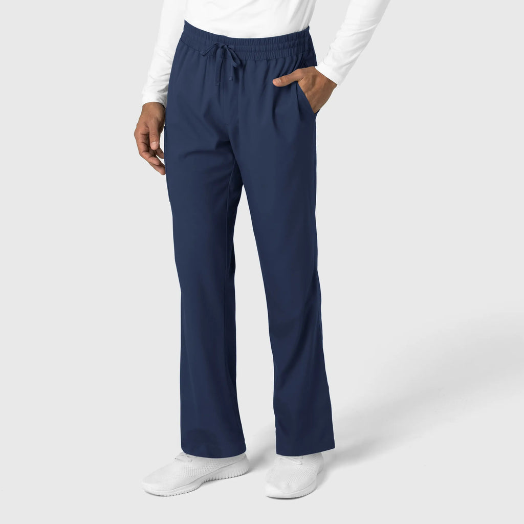 Wink Scrubs Men's Straight Leg Scrub Pant Navy | scrub-supply.com