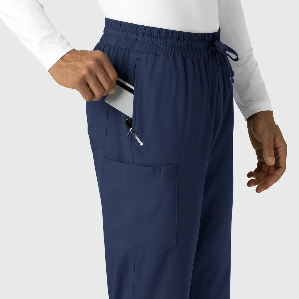 Wink Scrubs Men's Straight Leg Scrub Pant Navy | scrub-supply.com