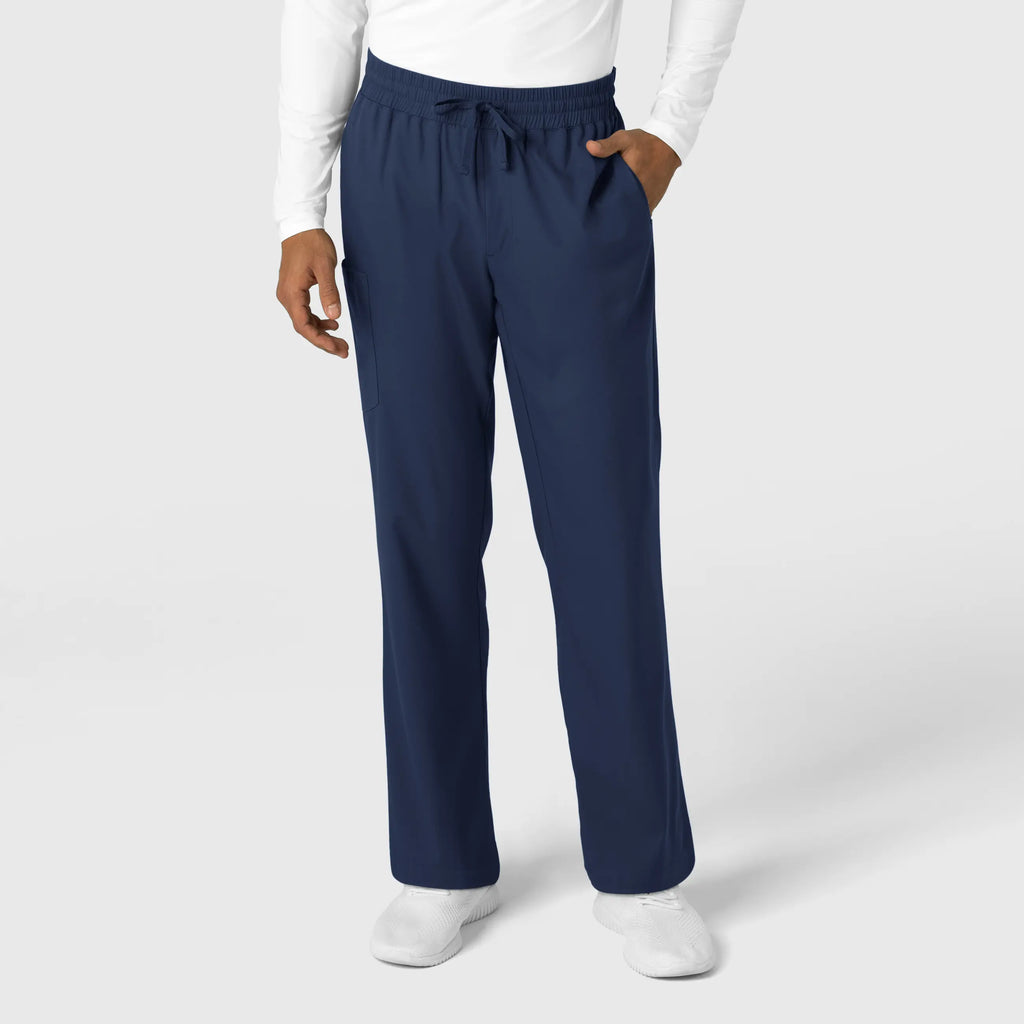 Wink Scrubs Men's Straight Leg Scrub Pant Navy | scrub-supply.com