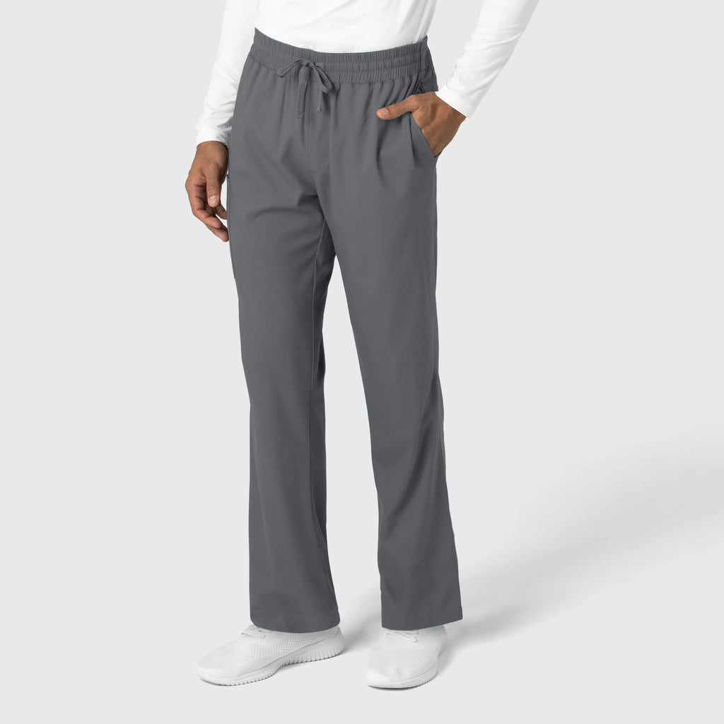 Wink Scrubs Men's Straight Leg Scrub Pant Pewter | scrub-supply.com