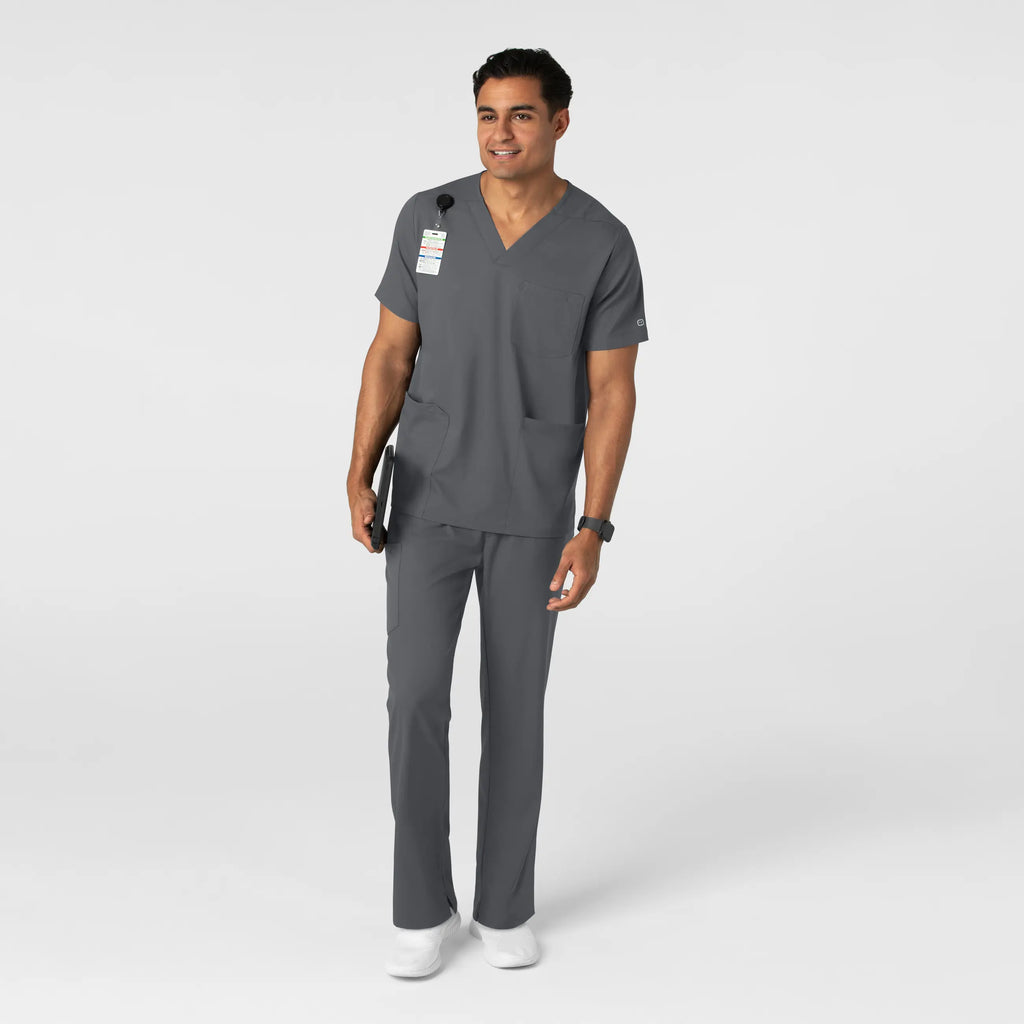 Wink Scrubs Men's Straight Leg Scrub Pant Pewter | scrub-supply.com