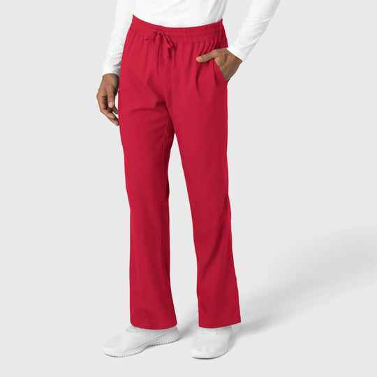 Wink Scrubs Men's Straight Leg Scrub Pant Red | scrub-supply.com