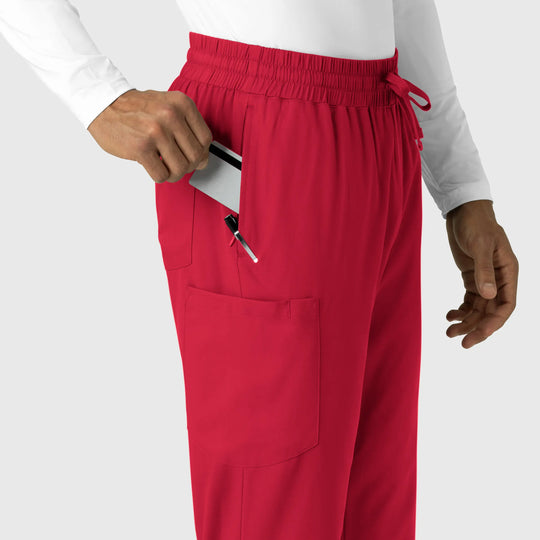 Wink Scrubs Men's Straight Leg Scrub Pant Red | scrub-supply.com