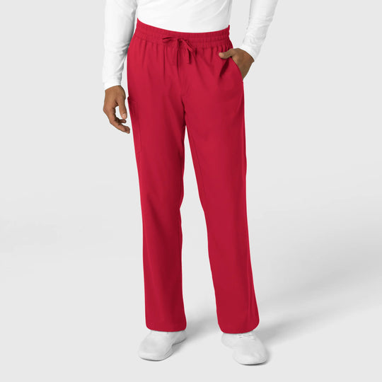 Wink Scrubs Men's Straight Leg Scrub Pant Red | scrub-supply.com