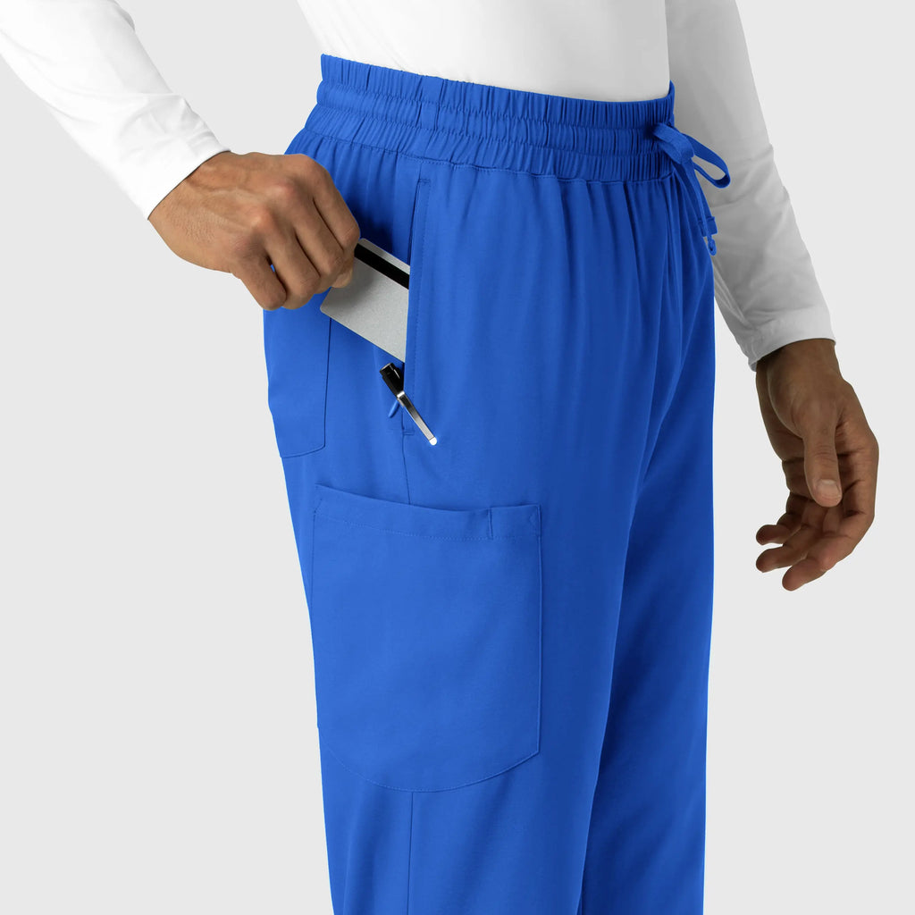 Wink Scrubs Men's Straight Leg Scrub Pant Royal Blue | scrub-supply.com