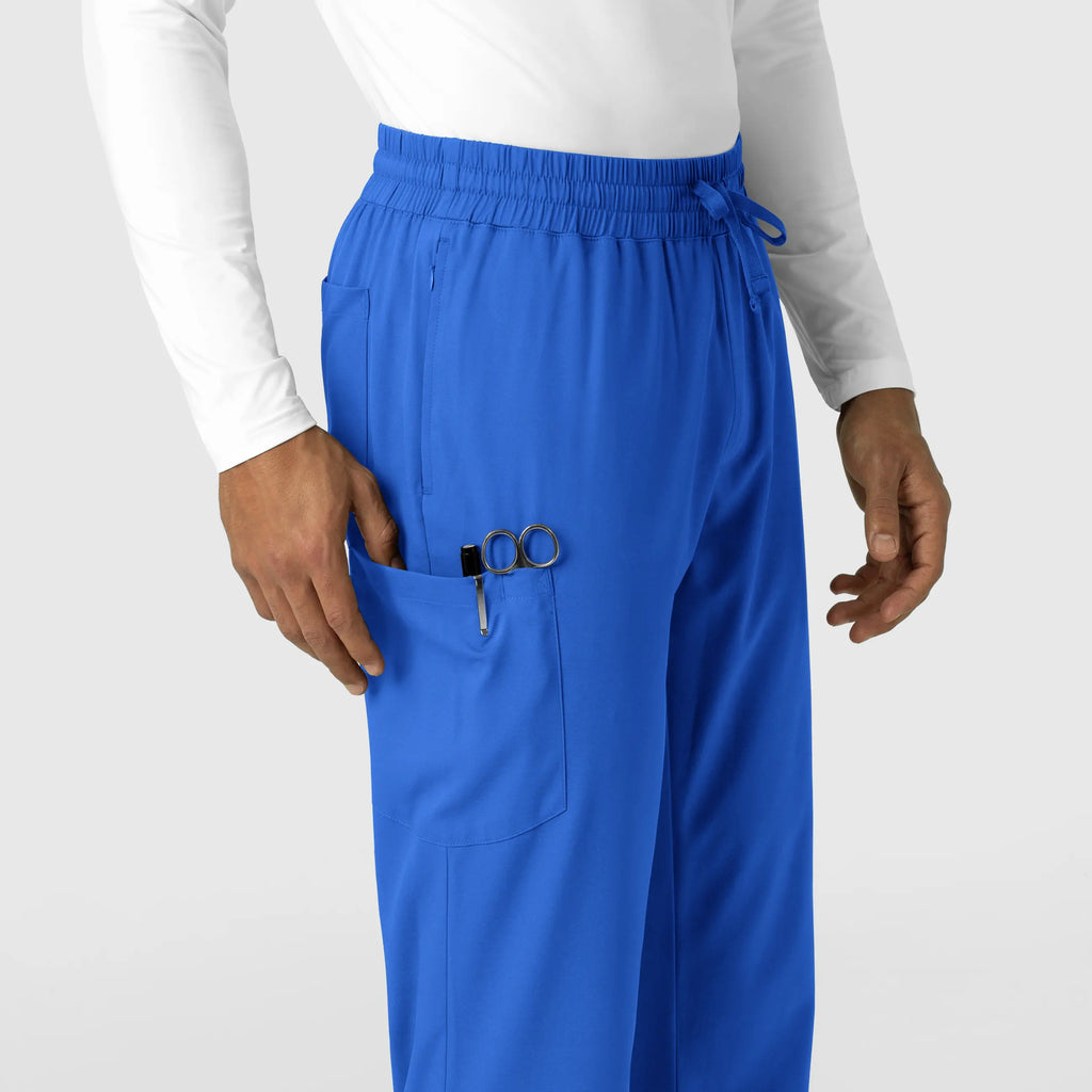 Wink Scrubs Men's Straight Leg Scrub Pant Royal Blue | scrub-supply.com