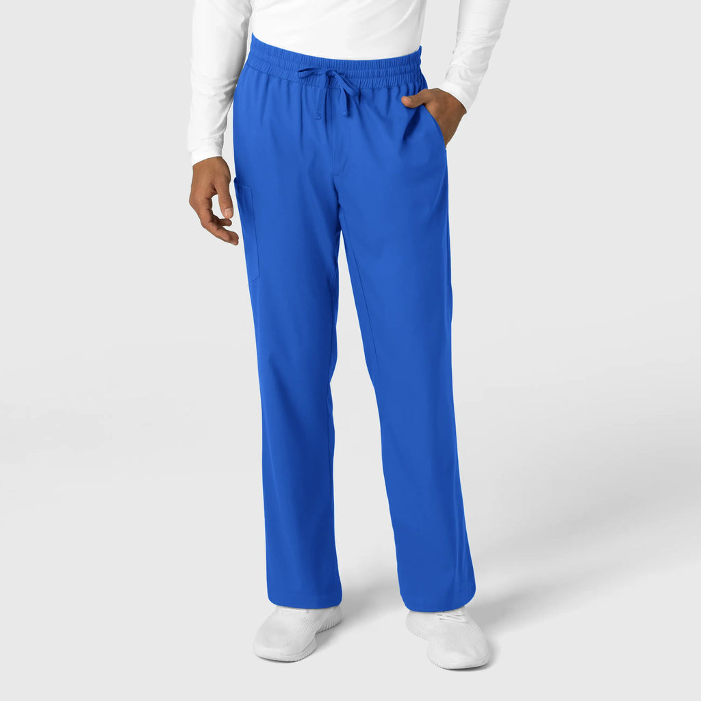 Wink Scrubs Men's Straight Leg Scrub Pant Royal Blue | scrub-supply.com