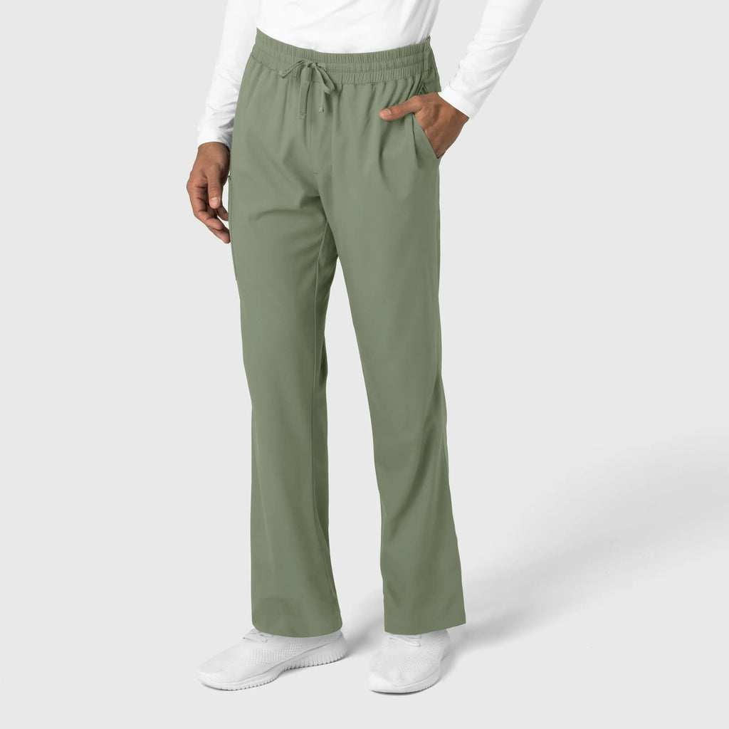 Wink Scrubs Men's Straight Leg Scrub Pant Sage | scrub-supply.com