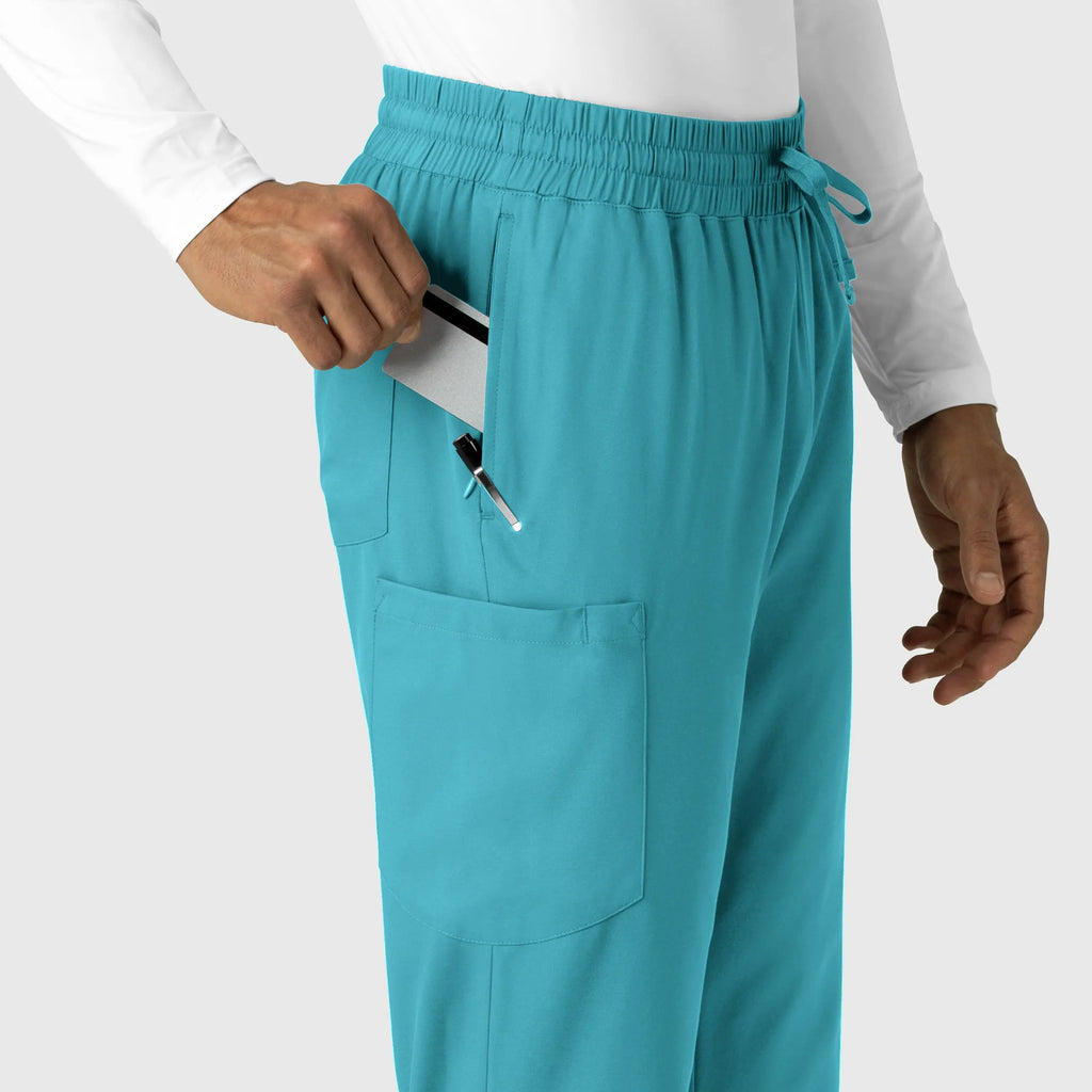 Wink Scrubs Men's Straight Leg Scrub Pant Teal | scrub-supply.com