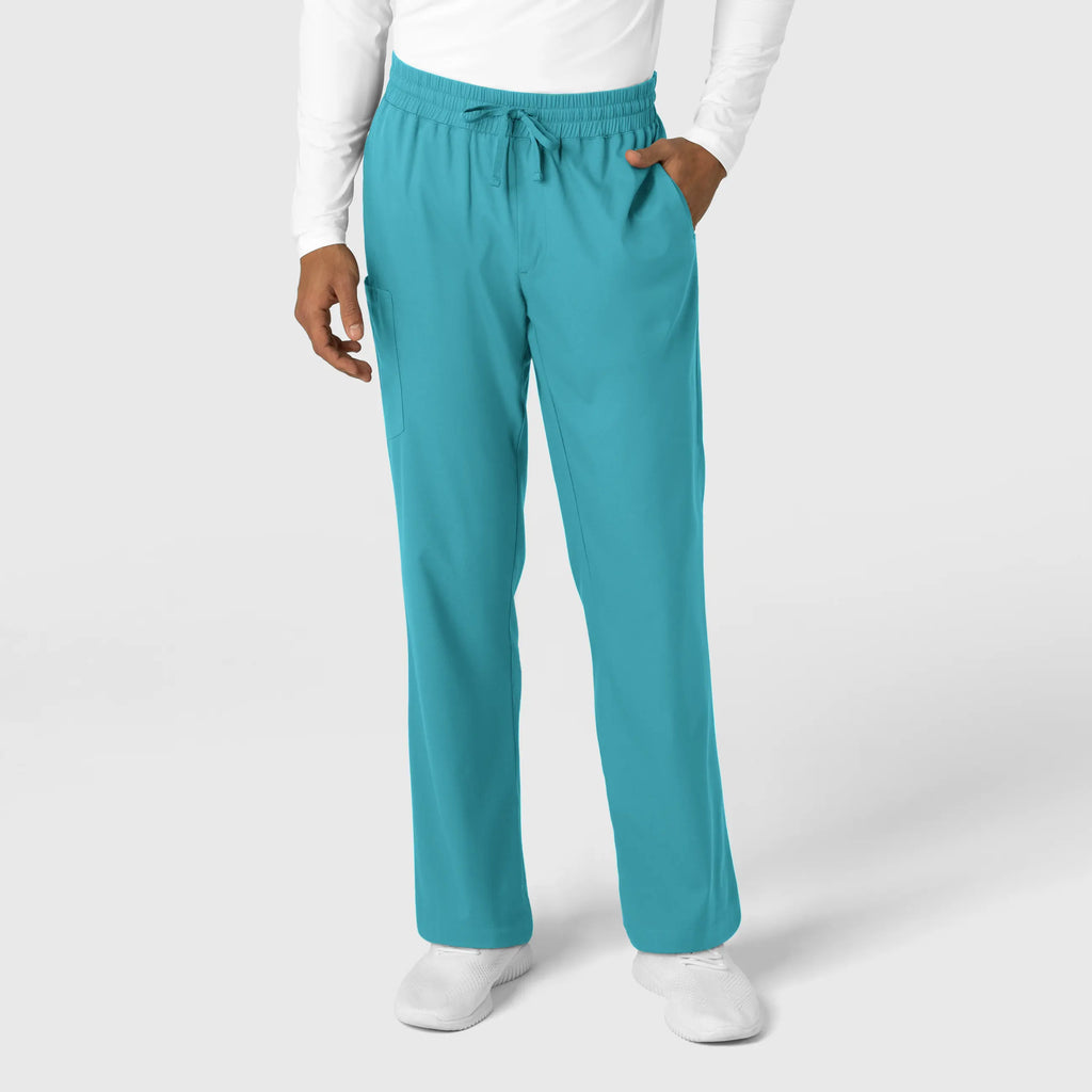 Wink Scrubs Men's Straight Leg Scrub Pant Teal | scrub-supply.com