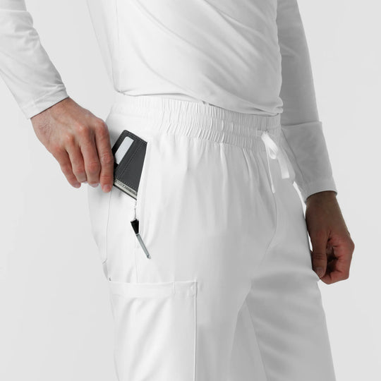 Wink Scrubs Men's Straight Leg Scrub Pant White | scrub-supply.com