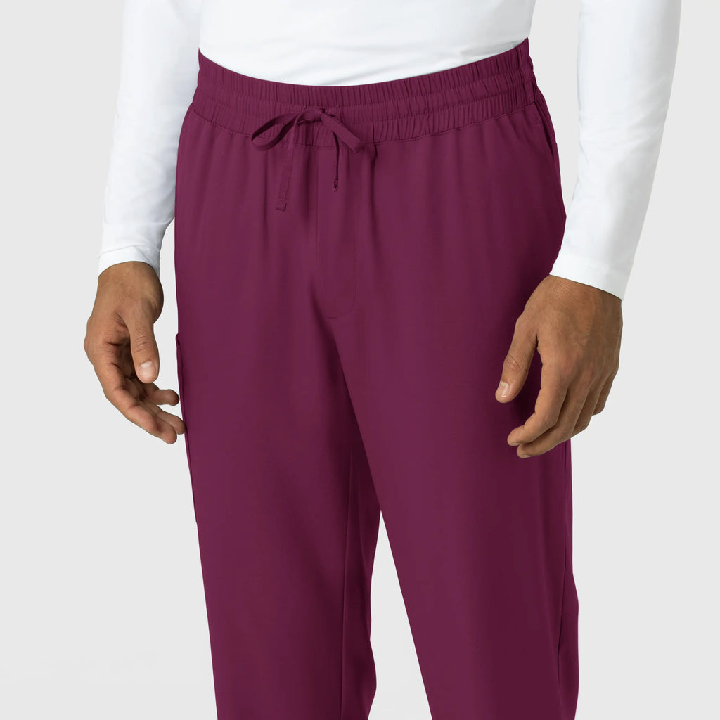 Wink Scrubs Men's Straight Leg Scrub Pant Wine | scrub-supply.com