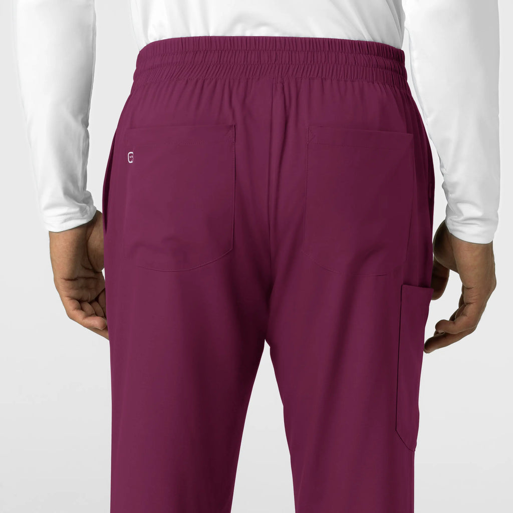 Wink Scrubs Men's Straight Leg Scrub Pant Wine | scrub-supply.com