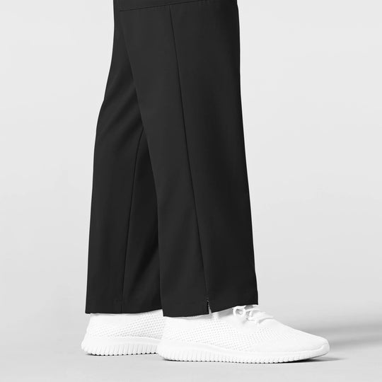 Wink Scrubs Men's Flat Front Cargo Scrub Pant Black | scrub-supply.com