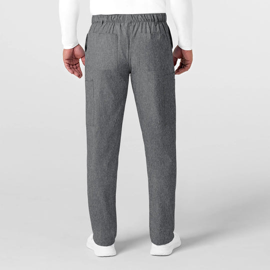 Wink Scrubs Men's Flat Front Cargo Scrub Pant Charcoal Heather | scrub-supply.com