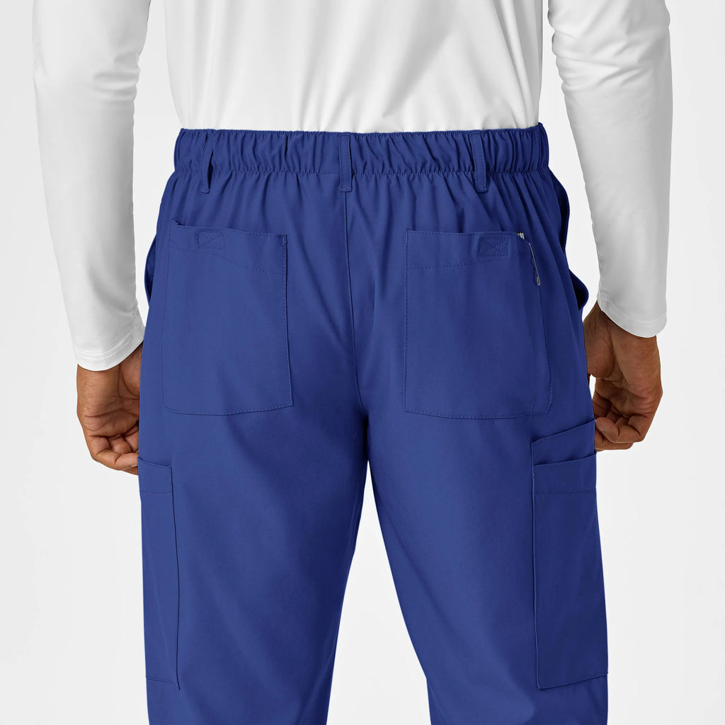 Wink Scrubs Men's Flat Front Cargo Scrub Pant Galaxy Blue | scrub-supply.com