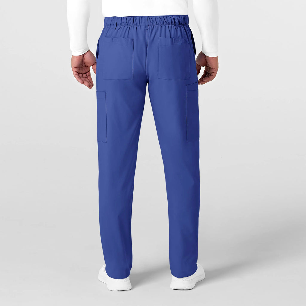 Wink Scrubs Men's Flat Front Cargo Scrub Pant Galaxy Blue | scrub-supply.com