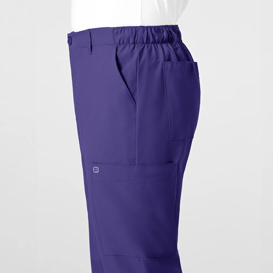 Wink Scrubs Men's Flat Front Cargo Scrub Pant Grape | scrub-supply.com