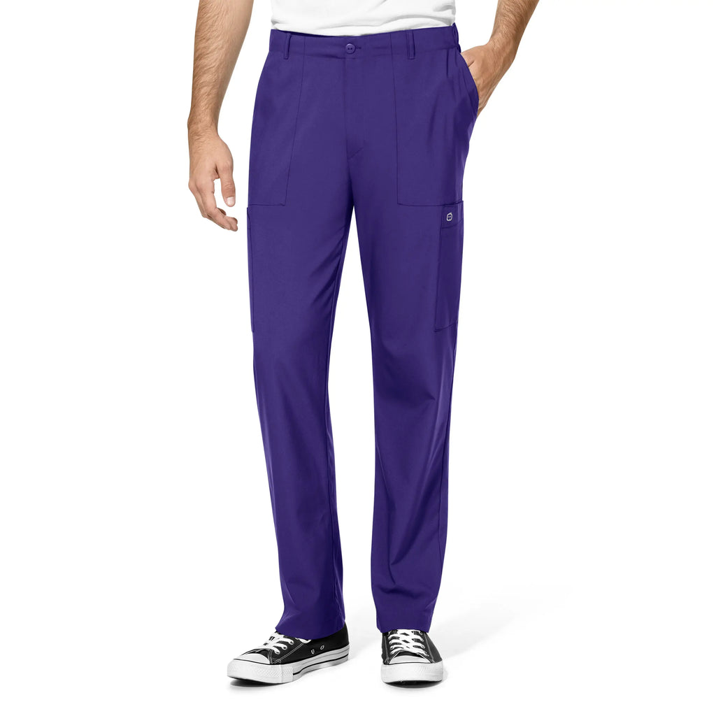 Wink Scrubs Men's Flat Front Cargo Scrub Pant Grape | scrub-supply.com