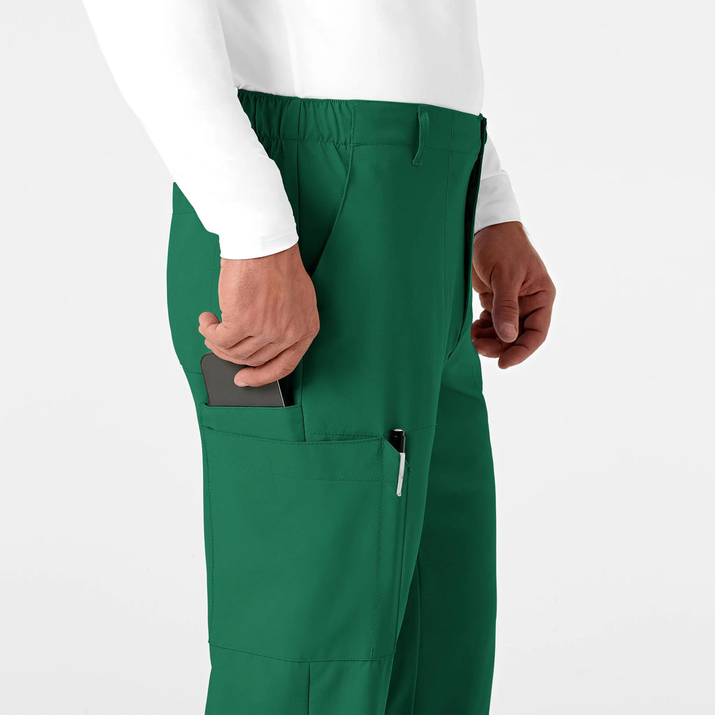 Wink Scrubs Men's Flat Front Cargo Scrub Pant Hunter | scrub-supply.com