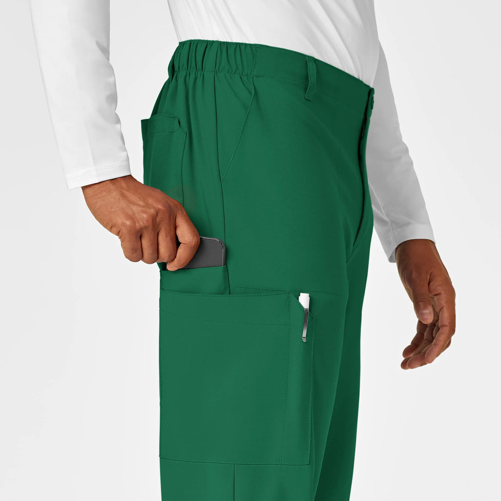 Wink Scrubs Men's Flat Front Cargo Scrub Pant Hunter | scrub-supply.com