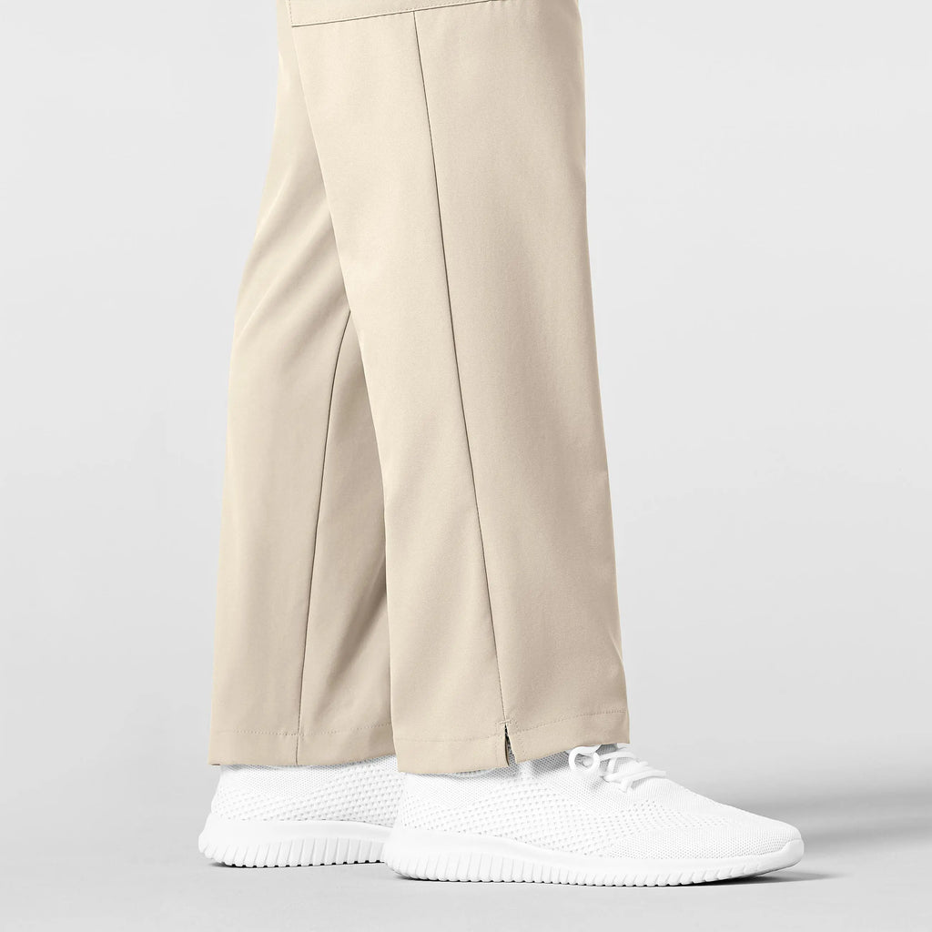 Wink Scrubs Men's Flat Front Cargo Scrub Pant Khaki | scrub-supply.com