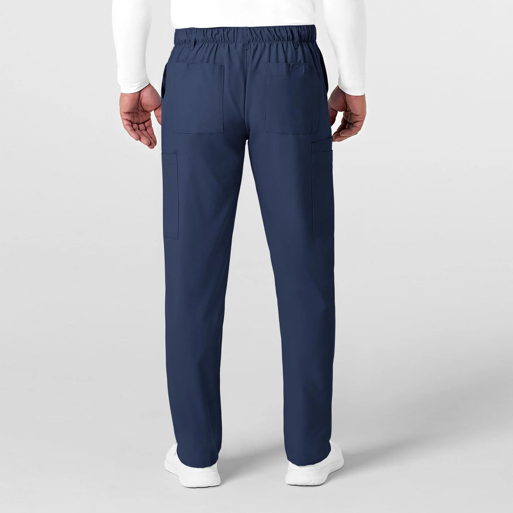 Wink Scrubs Men's Flat Front Cargo Scrub Pant Navy | scrub-supply.com