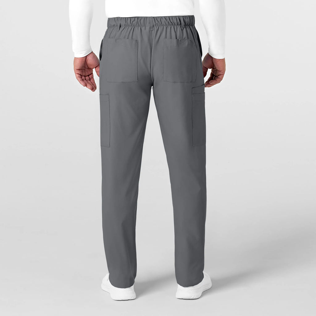 Wink Scrubs Men's Flat Front Cargo Scrub Pant Pewter | scrub-supply.com