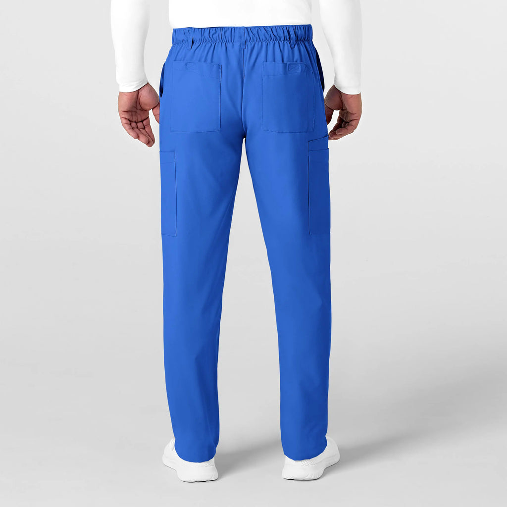 Wink Scrubs Men's Flat Front Cargo Scrub Pant Royal Blue | scrub-supply.com