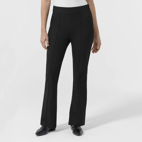 Wink Scrubs Women's Women’s Bootcut Flare Pant Black | scrub-supply.com