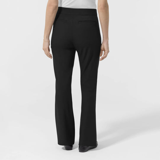 Wink Scrubs Women's Women’s Bootcut Flare Pant Black | scrub-supply.com