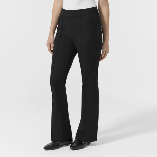 Wink Scrubs Women's Women’s Bootcut Flare Pant Black | scrub-supply.com