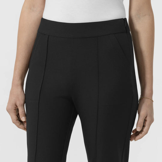 Wink Scrubs Women's Women’s Bootcut Flare Pant Black | scrub-supply.com