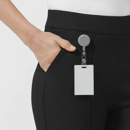 Wink Scrubs Women's Women’s Bootcut Flare Pant Black | scrub-supply.com