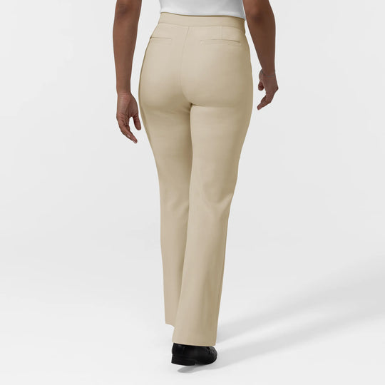 Wink Scrubs Women's Women’s Bootcut Flare Pant Coconut Milk | scrub-supply.com