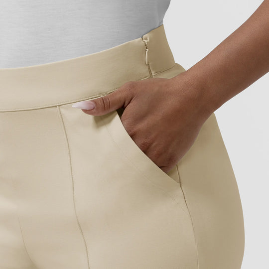 Wink Scrubs Women's Women’s Bootcut Flare Pant Coconut Milk | scrub-supply.com