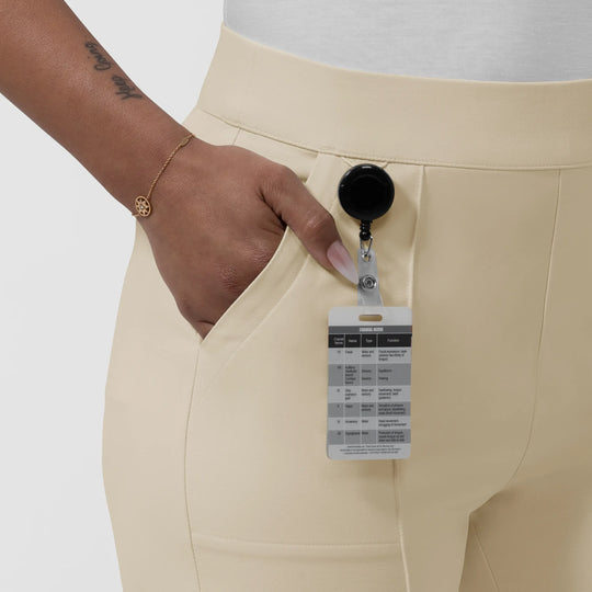 Wink Scrubs Women's Women’s Bootcut Flare Pant Coconut Milk | scrub-supply.com