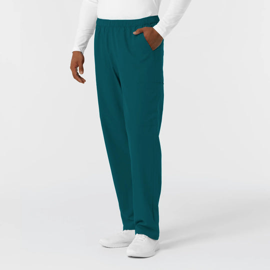 Wink Scrubs Men's Straight Leg Cargo Scrub Pant Caribbean Blue | scrub-supply.com