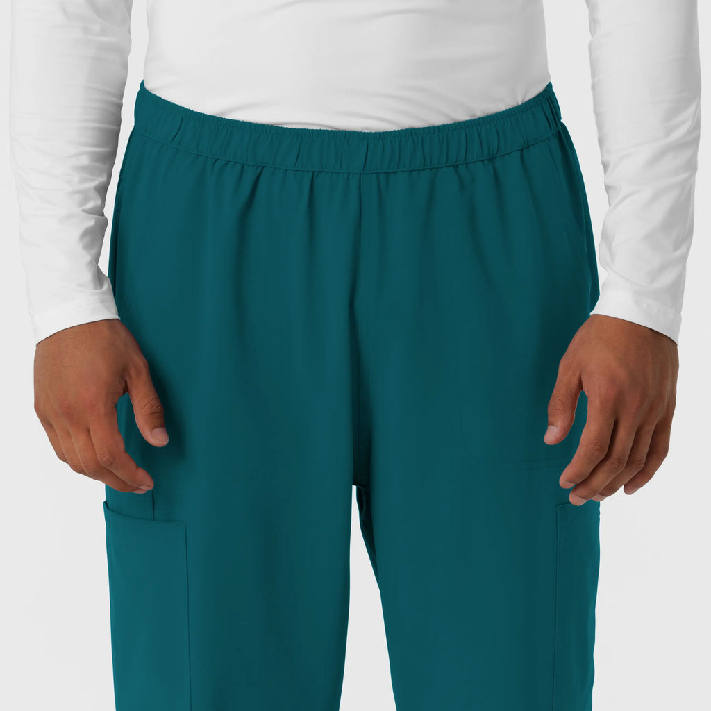 Wink Scrubs Men's Straight Leg Cargo Scrub Pant Caribbean Blue | scrub-supply.com