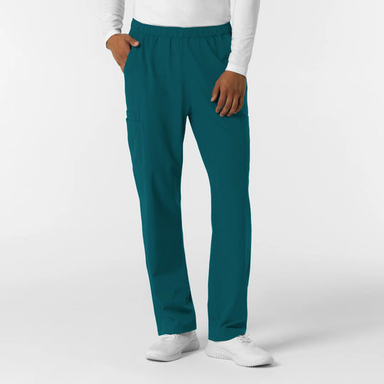 Wink Scrubs Men's Straight Leg Cargo Scrub Pant Caribbean Blue | scrub-supply.com