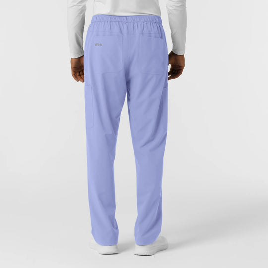 Wink Scrubs Men's Straight Leg Cargo Scrub Pant Ceil Blue | scrub-supply.com