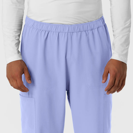 Wink Scrubs Men's Straight Leg Cargo Scrub Pant Ceil Blue | scrub-supply.com