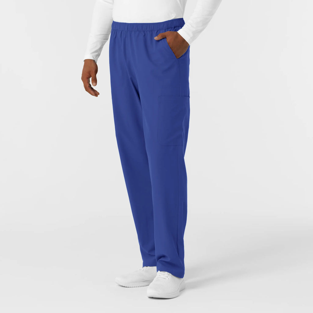 Wink Scrubs Men's Straight Leg Cargo Scrub Pant Galaxy Blue | scrub-supply.com