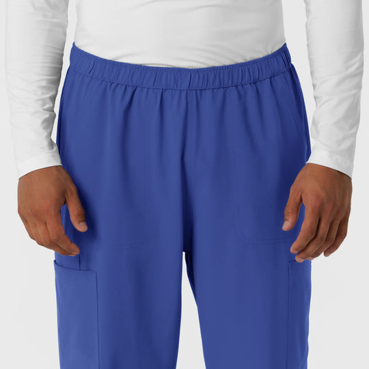 Wink Scrubs Men's Straight Leg Cargo Scrub Pant Galaxy Blue | scrub-supply.com