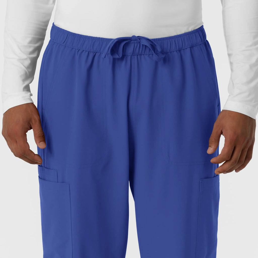 Wink Scrubs Men's Straight Leg Cargo Scrub Pant Galaxy Blue | scrub-supply.com