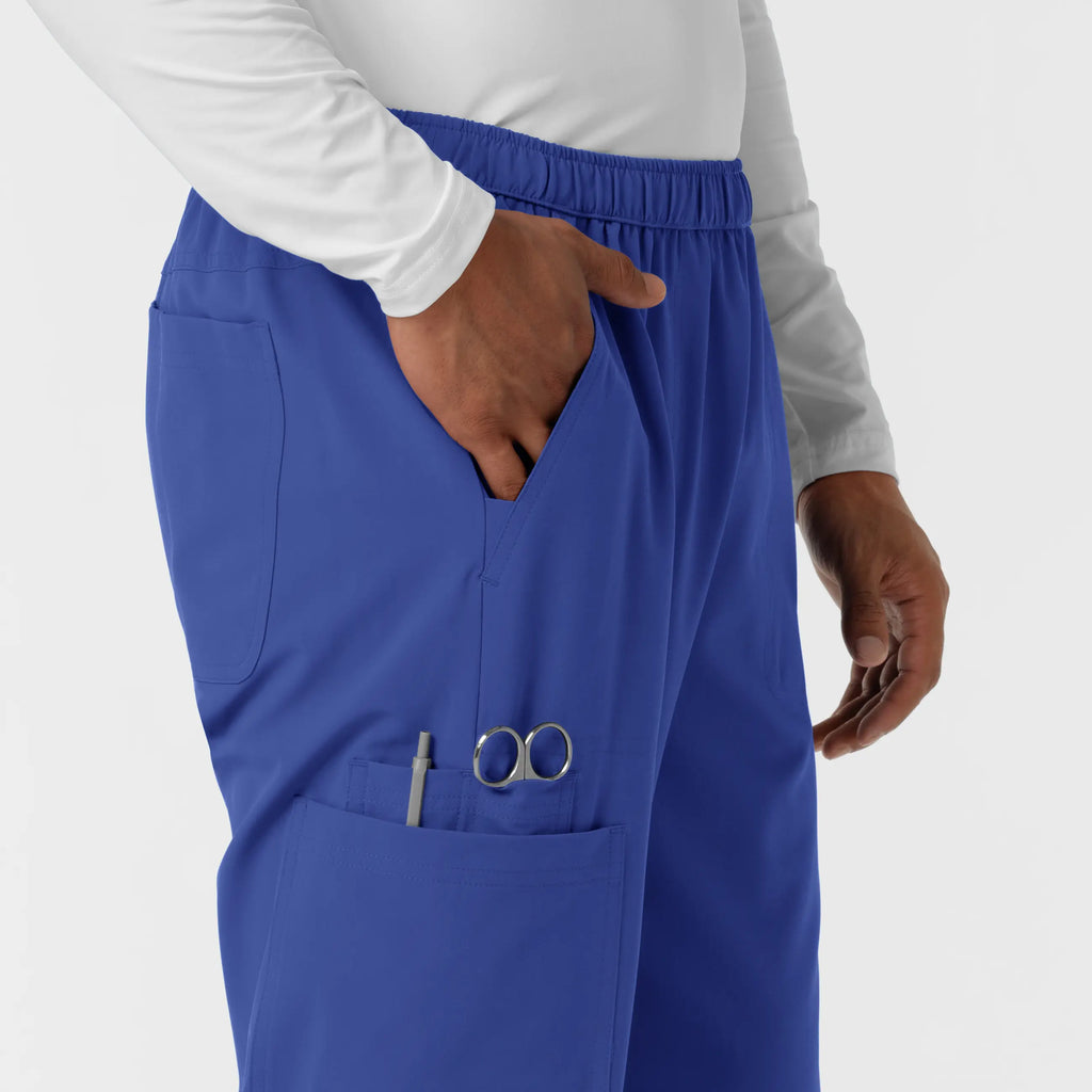 Wink Scrubs Men's Straight Leg Cargo Scrub Pant Galaxy Blue | scrub-supply.com