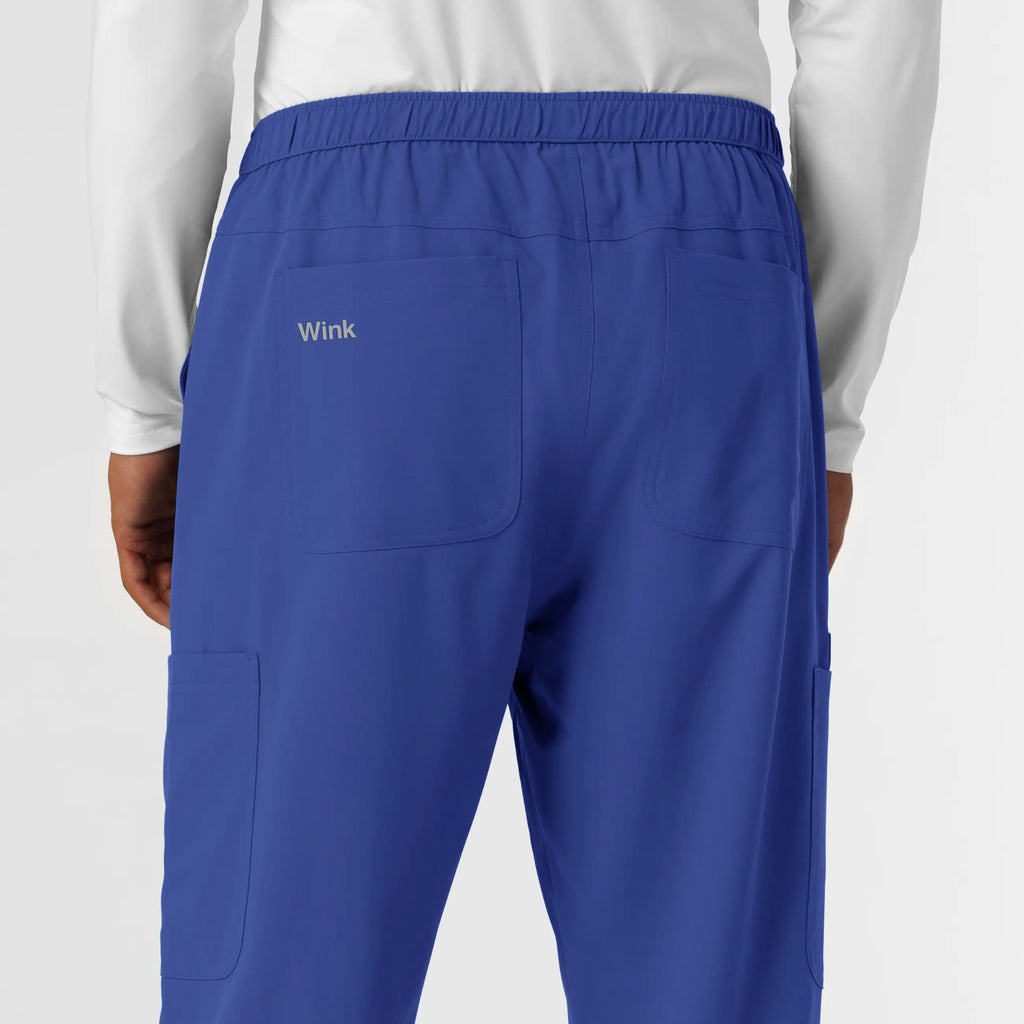 Wink Scrubs Men's Straight Leg Cargo Scrub Pant Galaxy Blue | scrub-supply.com
