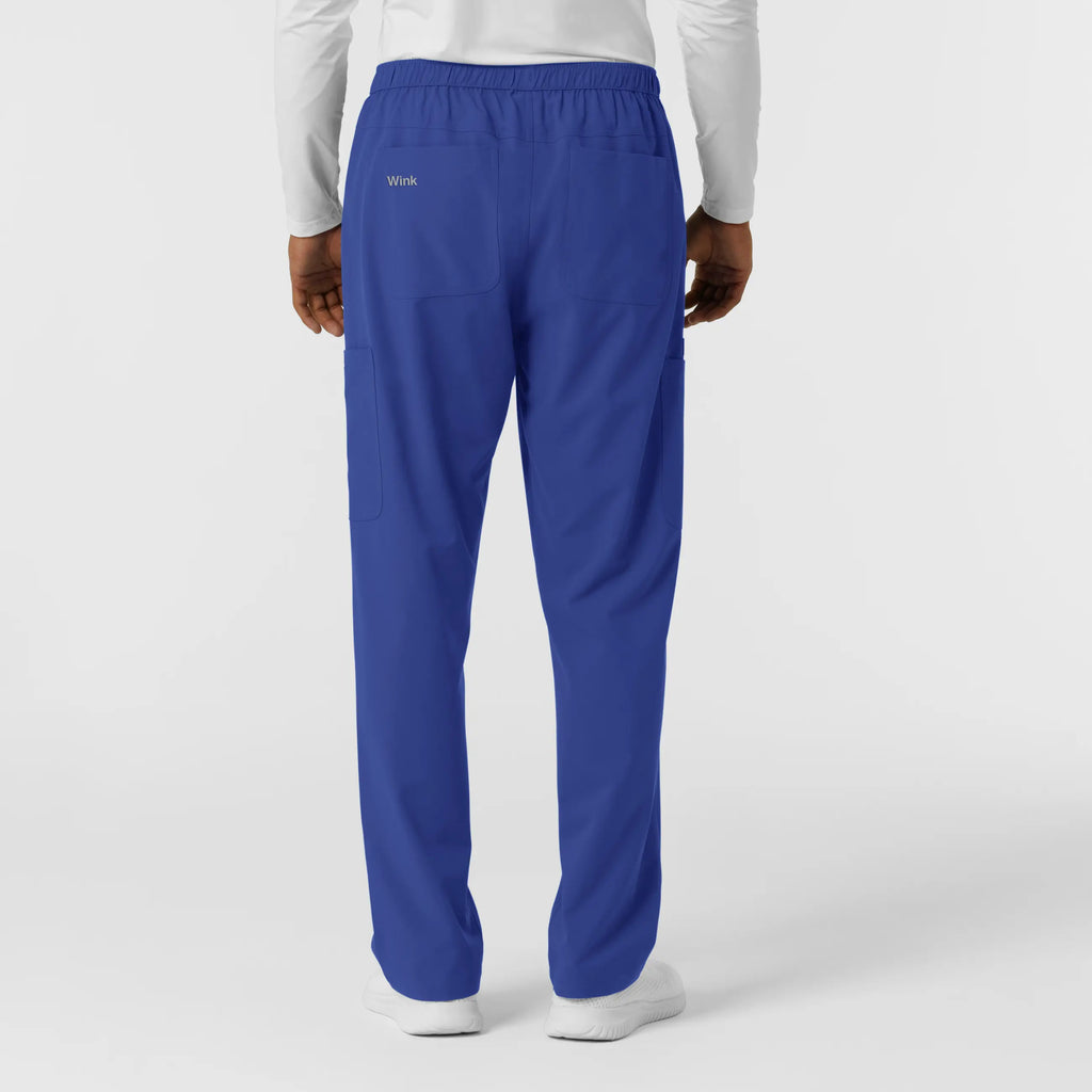 Wink Scrubs Men's Straight Leg Cargo Scrub Pant Galaxy Blue | scrub-supply.com