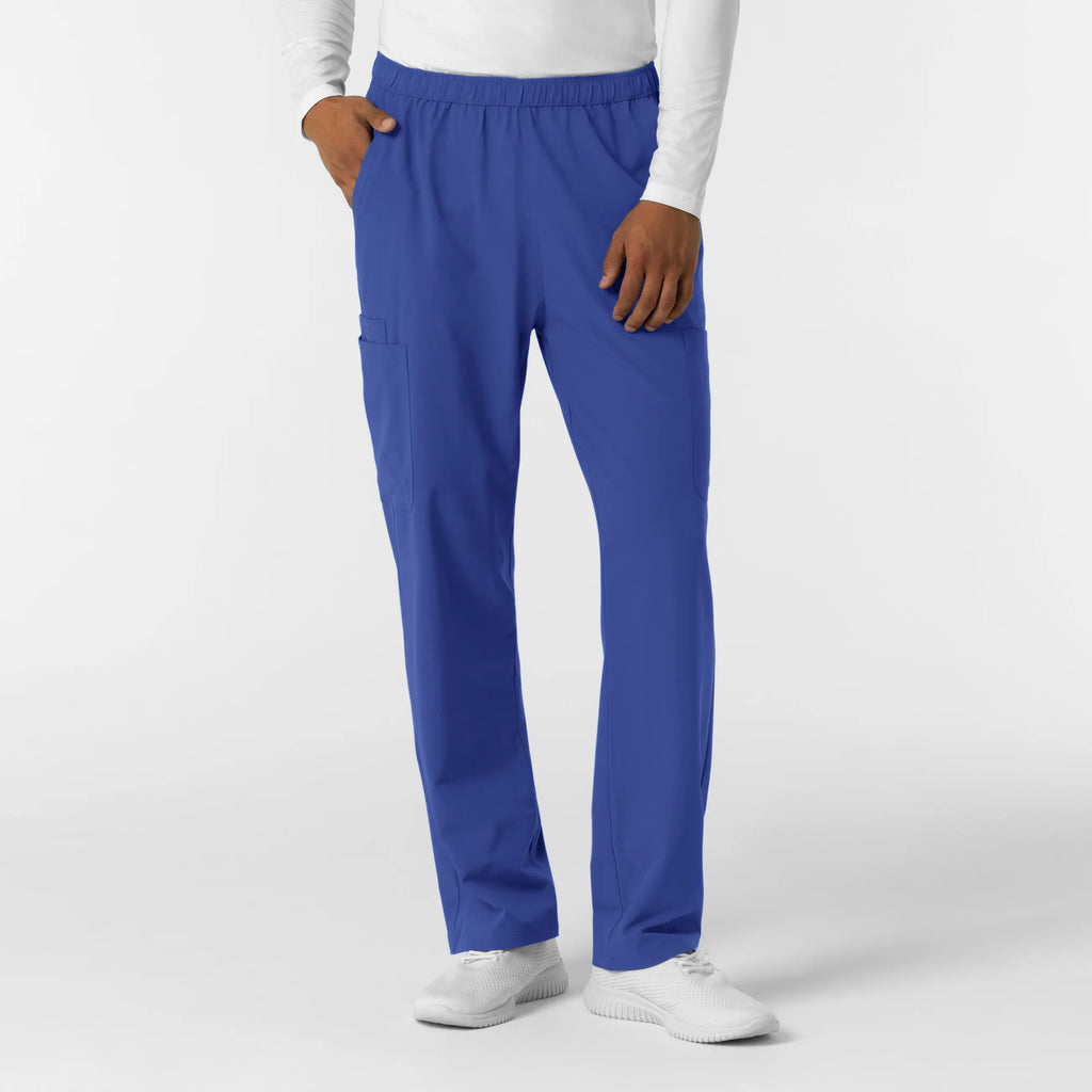 Wink Scrubs Men's Straight Leg Cargo Scrub Pant Galaxy Blue | scrub-supply.com