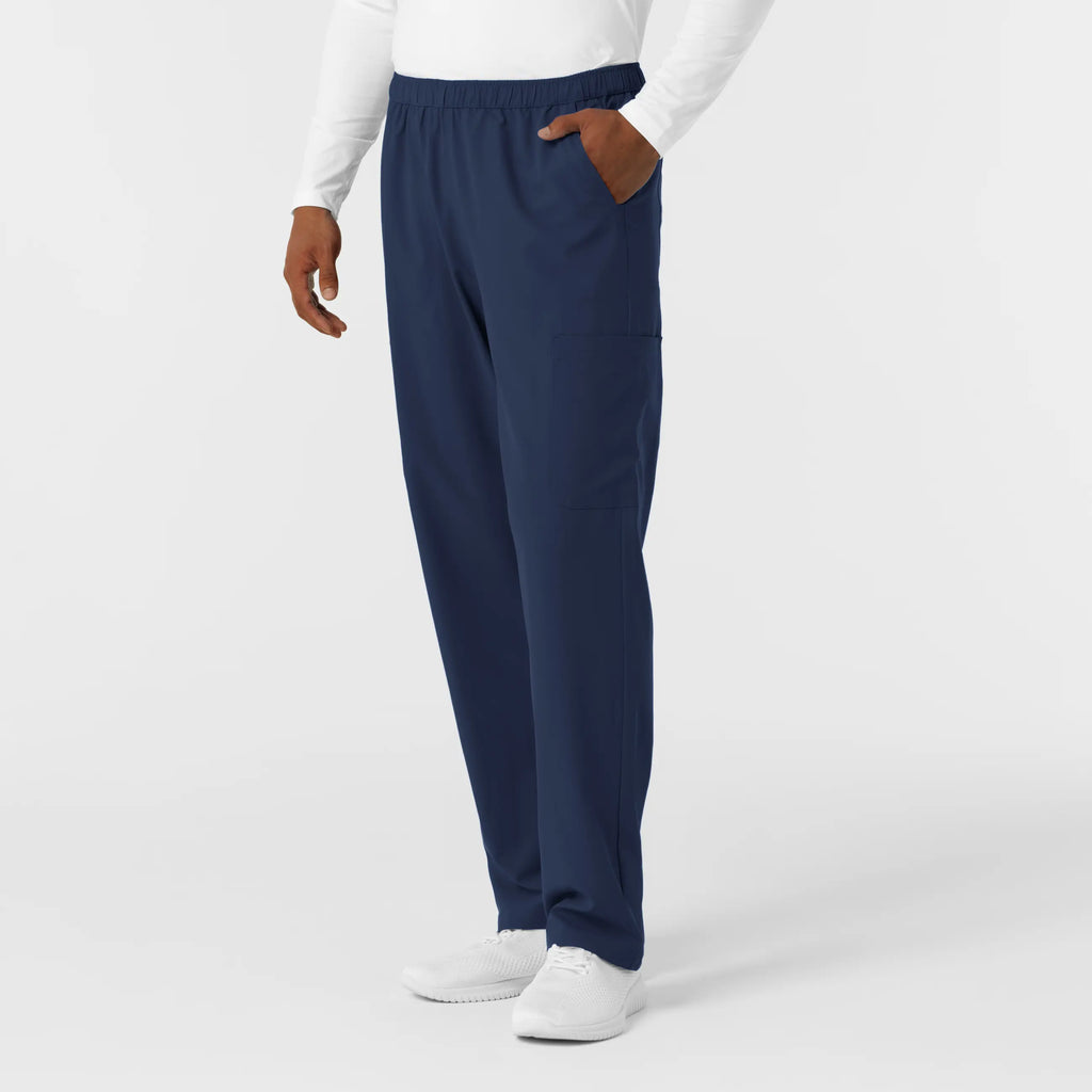 Wink Scrubs Men's Straight Leg Cargo Scrub Pant Navy | scrub-supply.com